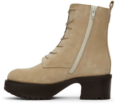 Odjeća BY FAR BY FAR Cobain Suede Boots Bež | 22CRCBCAPUU, 2