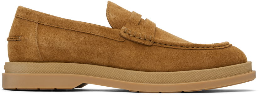 Tenisice i cipele BOSS Hugo Suede Loafers Smeđa | 50536215