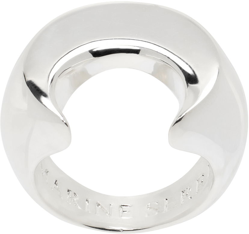 Prsten Marine Serre Polished Moon Ring Metalik | UJW025A