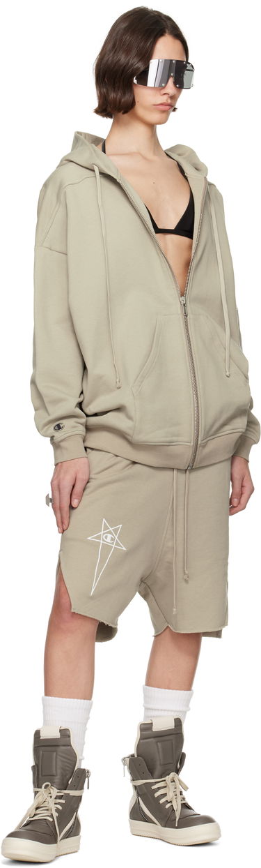 Dukserice Rick Owens Rick Owens Champion Edition Jumbo Jason's Hoodie Zelena | CW01E1663 CHFE, 3