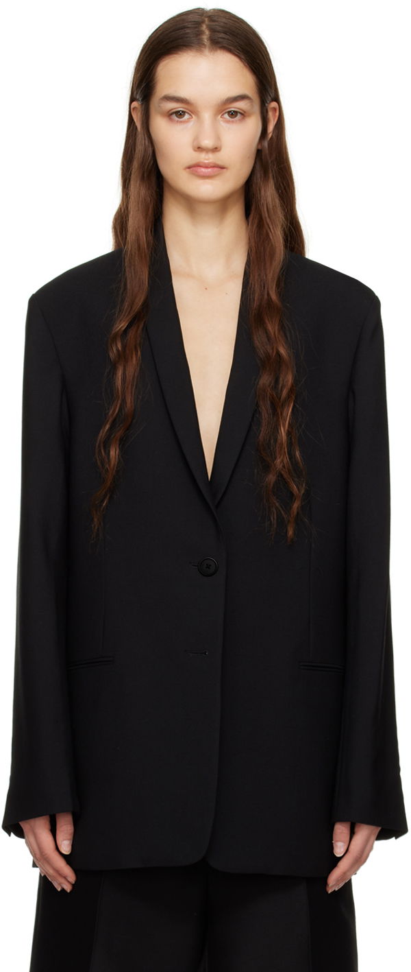 Jakna The Row One Button Blazer Crna | 7226-W2361