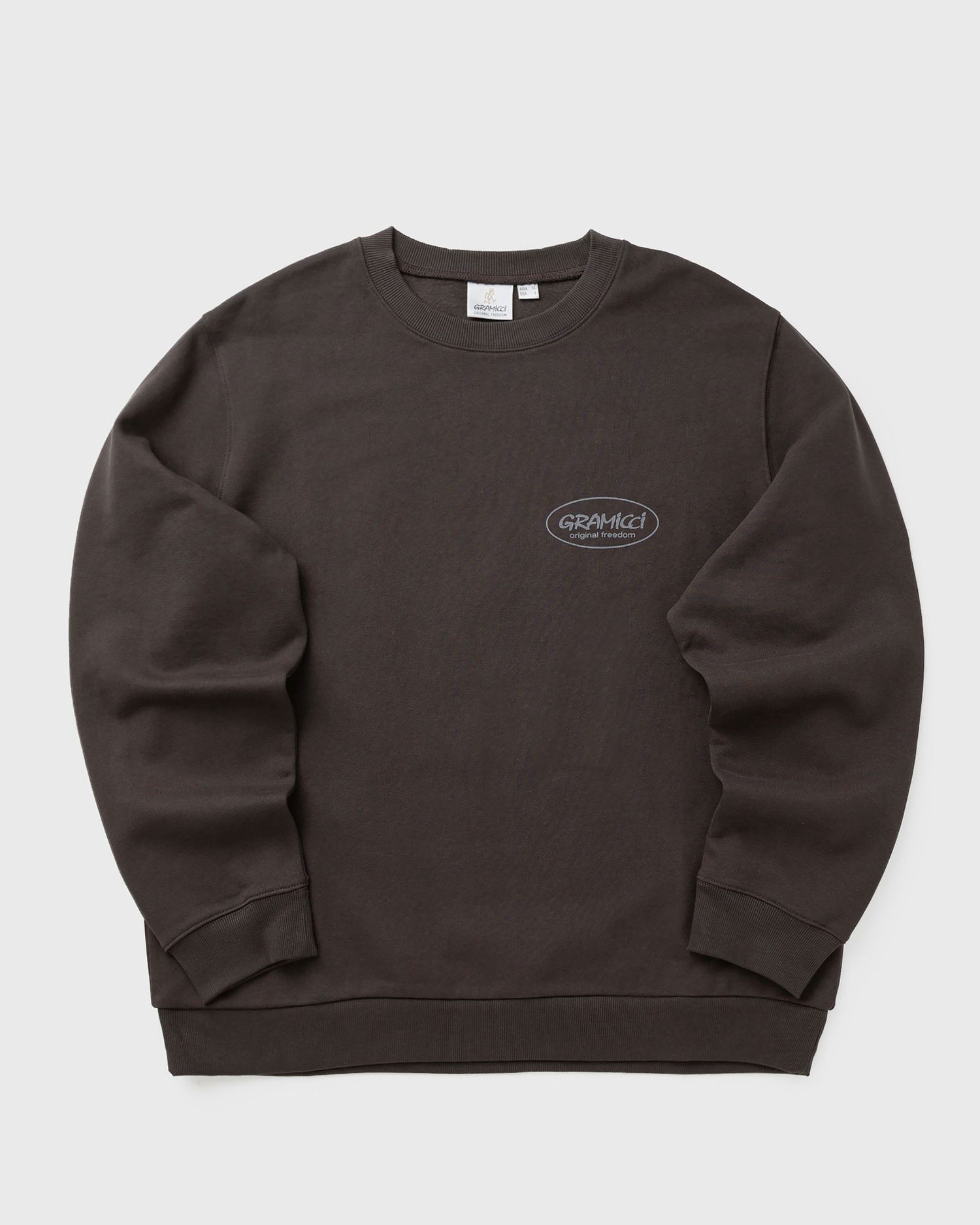 Dukserice GRAMICCI Original Freedom Crewneck Sweatshirt Smeđa | G5FU-J093-DEEP-BROWN, 1