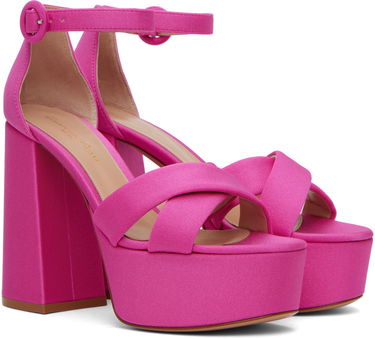 Tenisice i cipele Gianvito Rossi Sheridan Heeled Platform Sandals Ružičasta | G61418.70RIC.LYC, 3