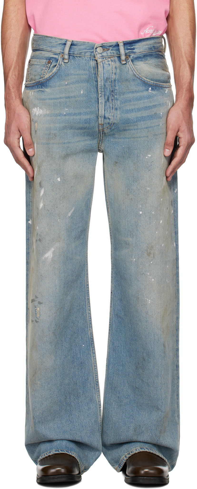 Jeans Acne Studios Acne Studios Loose Fit 2021M Jeans Plava | B00389-