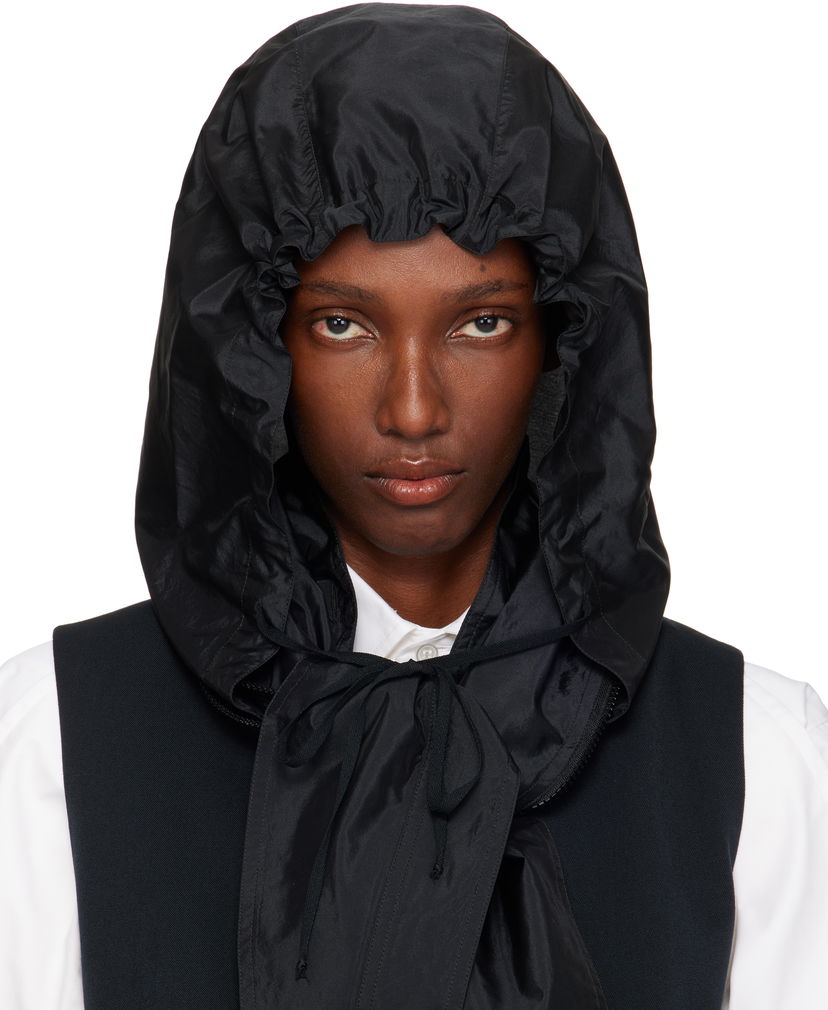 Šal Maison Margiela Maison Margiela Hooded Neck Scarf Crna | S51TH0092 M35350