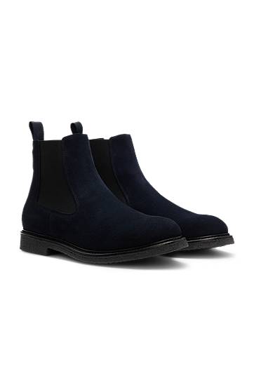 Odjeća i dodaci BOSS Suede Chelsea Boots Tamnoplava | 50548076