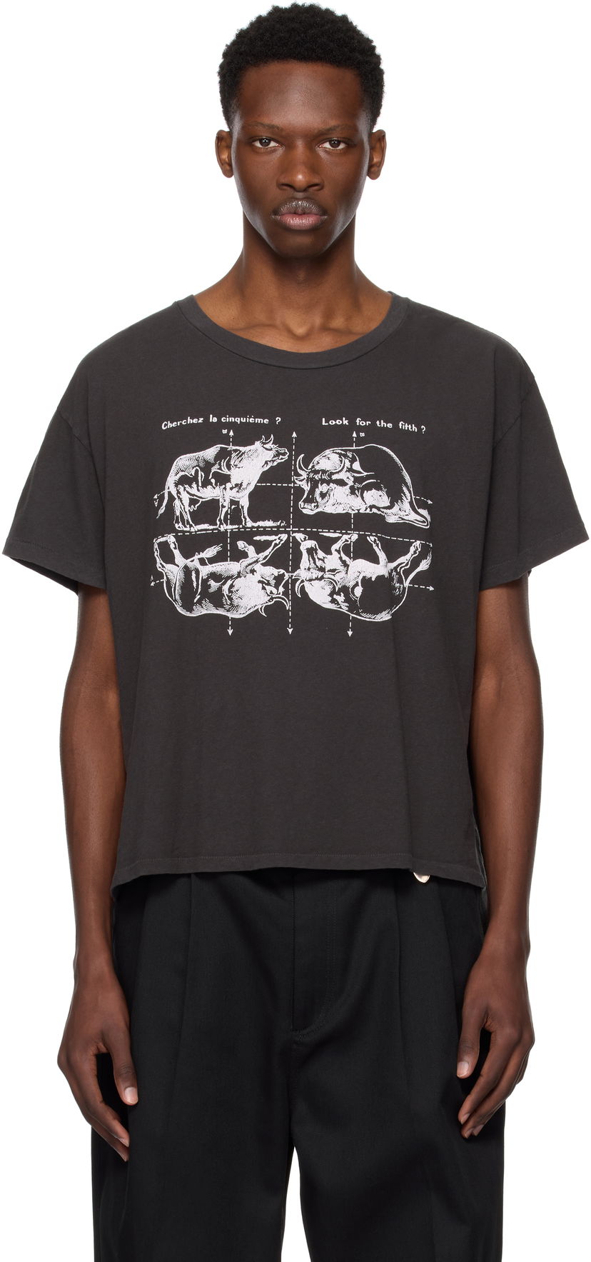 Majica kratkih rukava Enfants Riches Déprimés Enfants Riches Déprimés 'Look For The Fifth' Graphic T-Shirt Crna | 010-816