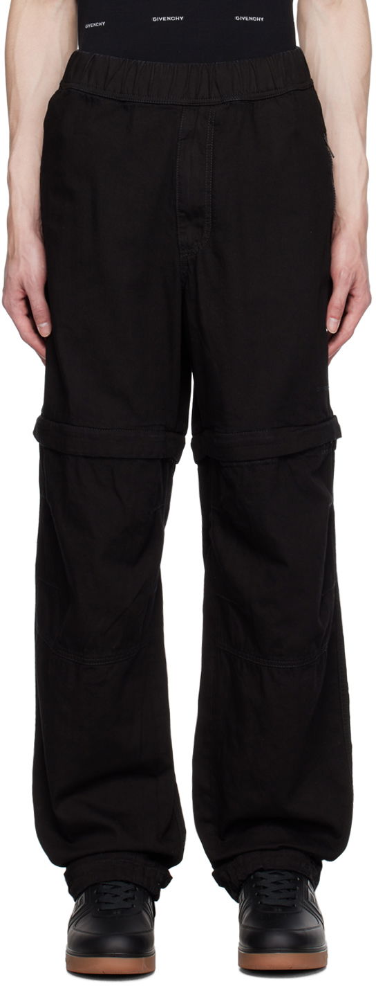 Hlače Givenchy Givenchy Zip-Off Pants Crna | BM51A250KK