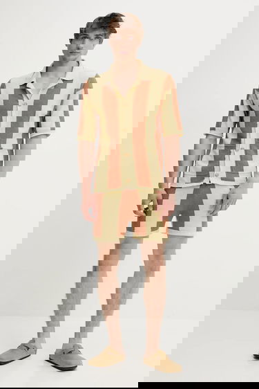 Kratke hlače Nanushka Nanushka Brent Striped Lounge Shorts Višebojno | NM25SSST10811, 1