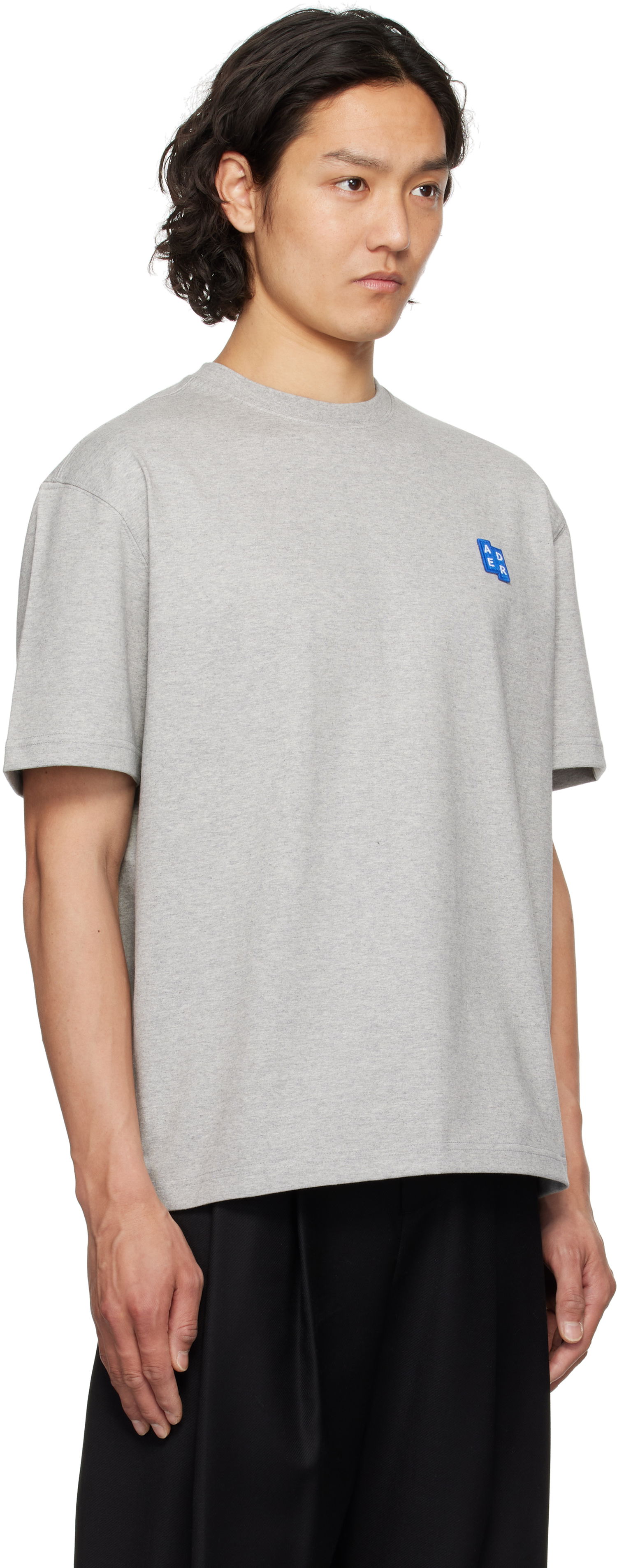 Majica kratkih rukava ADER ERROR ADER error Sig TRS Tag 01 T-Shirt Siva | BO42FYTS0101GR, 1