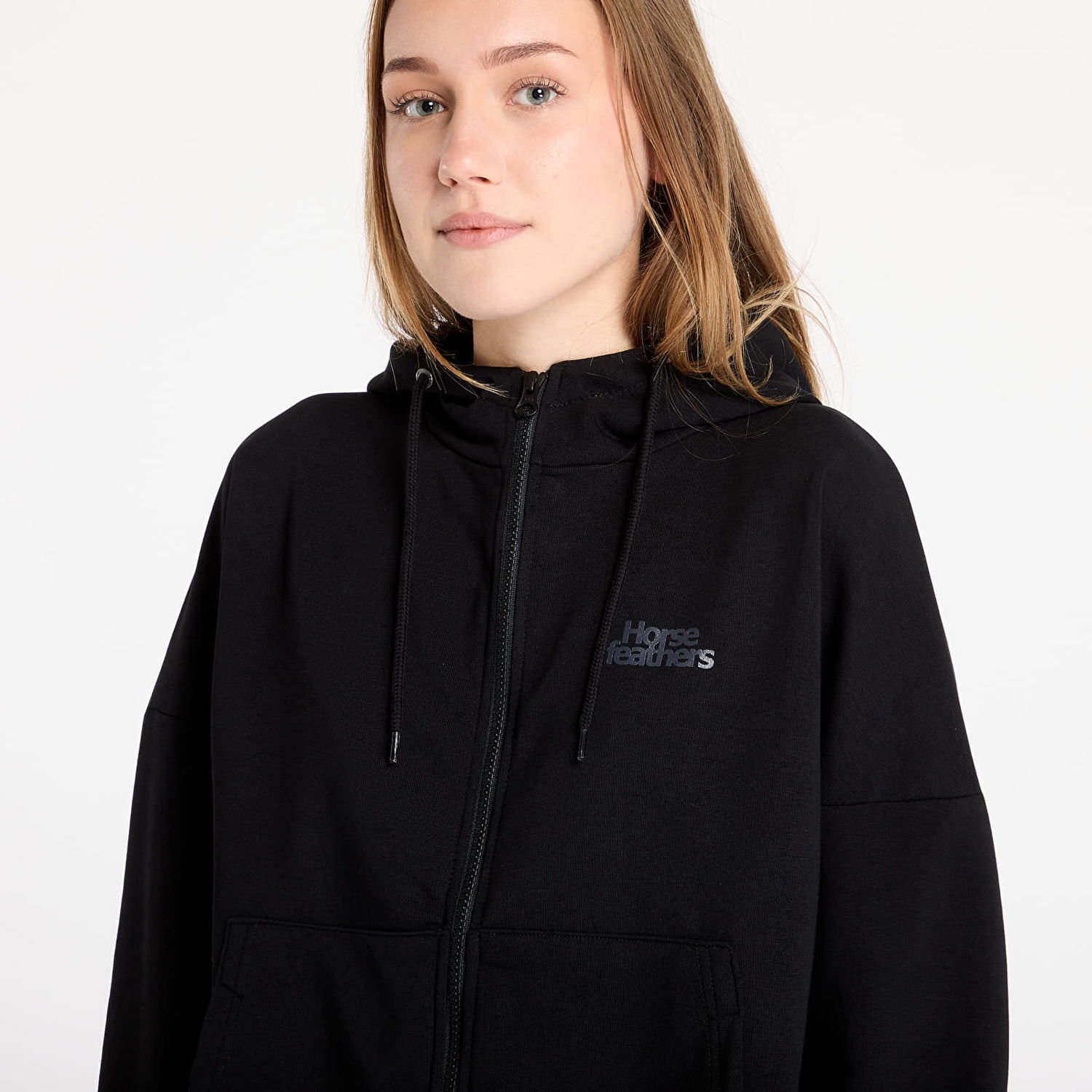 Majica kratkih rukava Horsefeathers Imai Sweatshirt Black XS Crna | SW915A, 1