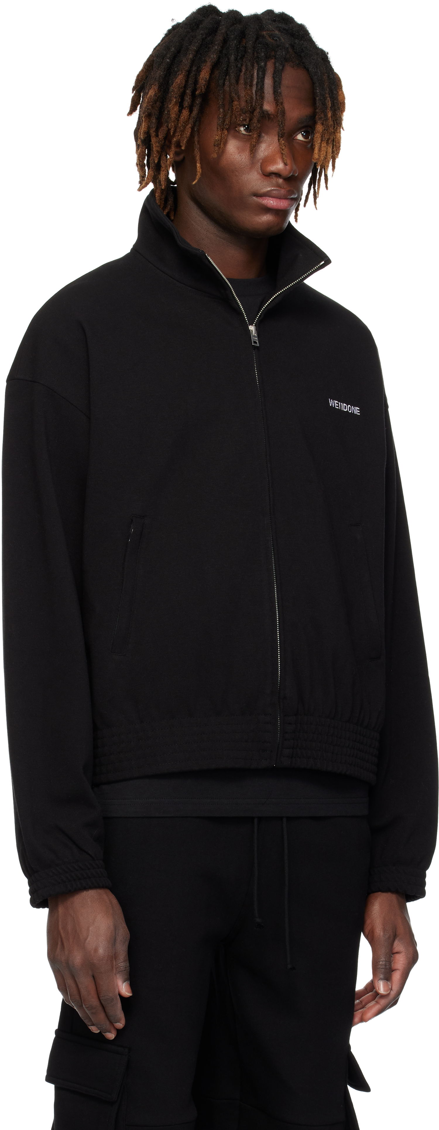 Vjetrovka We11done We11done Contrast Track Jacket Crna | WD-TJ0-25-837-U-BK, 1