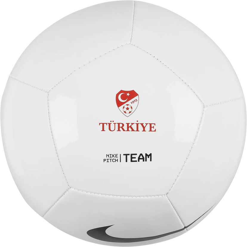 Sportska oprema Nike TFF Pitch Team Soccer Ball Bijela | dh9796tff-dh9796tff