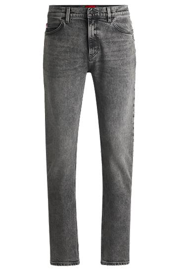 Jeans BOSS Slim-Fit Stretch Denim Jeans Siva | 50530600