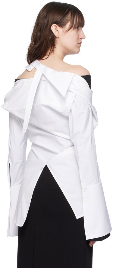 Košulja Courrèges Modular Off Shoulder Shirt Bijela | 224CCH056CO0121, 2