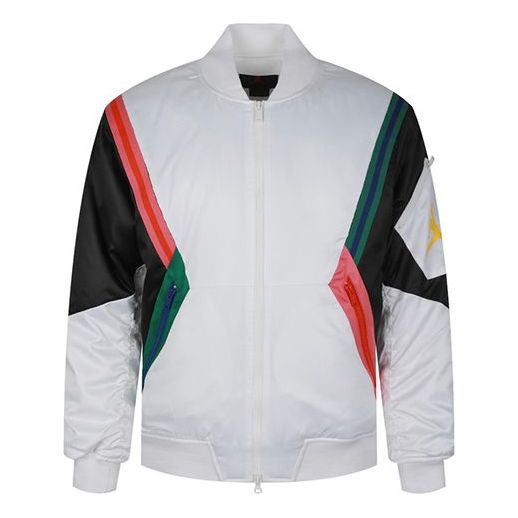 Bomber jakna Jordan Jordan Wings MA-1 Colorblock Jacket Bijela | CD5458-100