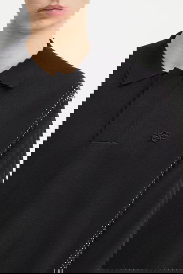 Košulja Filling Pieces Filling Pieces Knit Rugby Shirt Crna | 422571500243, 3