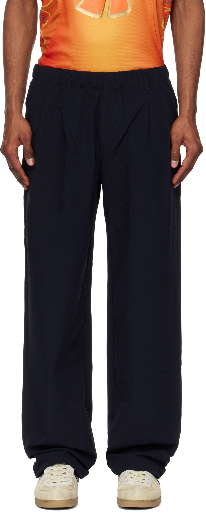 Trenirka Dime Dime Pleated Nylon Trousers Crna | DIME2SP2511BLK