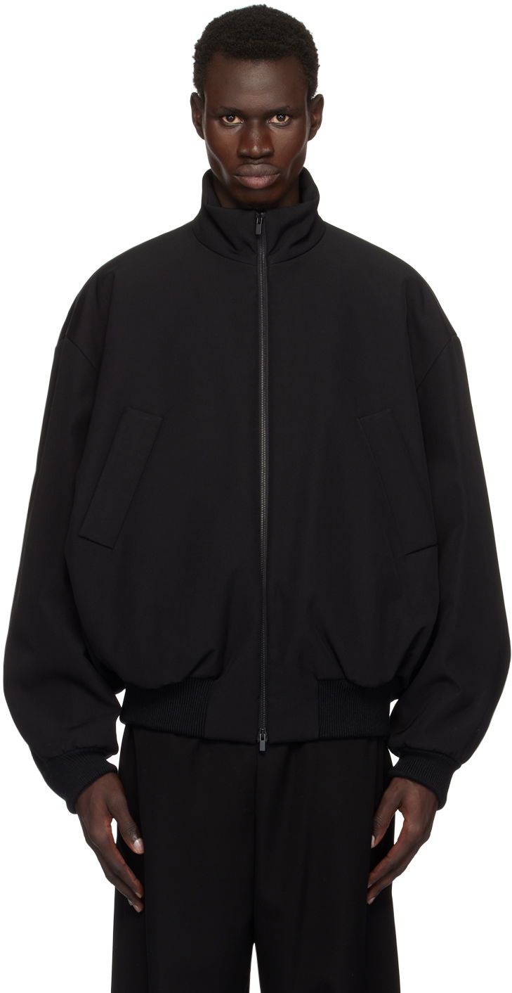 Bomber jakna Fear of God Weighted Twill Bomber Jacket Crna | FG24FW30-638WCT