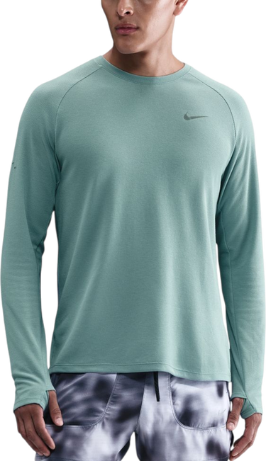 Dukserice Nike Stride Textured Long-Sleeve Running Top with Thumbholes Tirkiz | hv2705-017, 0