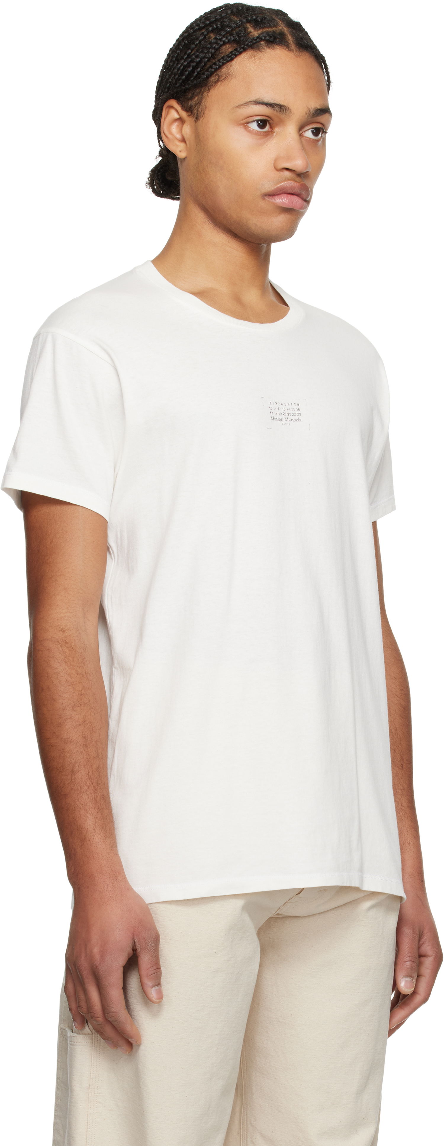 Majica kratkih rukava Maison Margiela Maison Margiela Stamp Logo T-Shirt Bijela | S50GC0706 S24575, 1