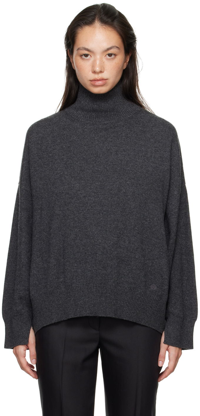 Džemper Loulou de Saison Loulou de Saison Murano Turtleneck Sweater Siva | MURANO