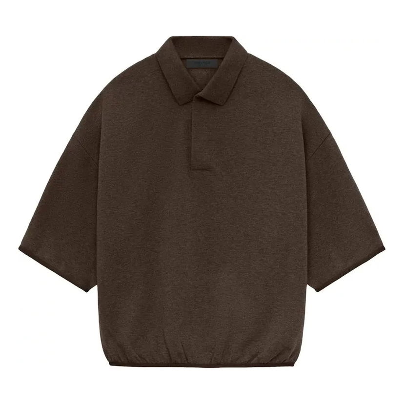 Polo majica Fear of God Essentials 3/4 Sleeve Polo Smeđa | 192SU244402F