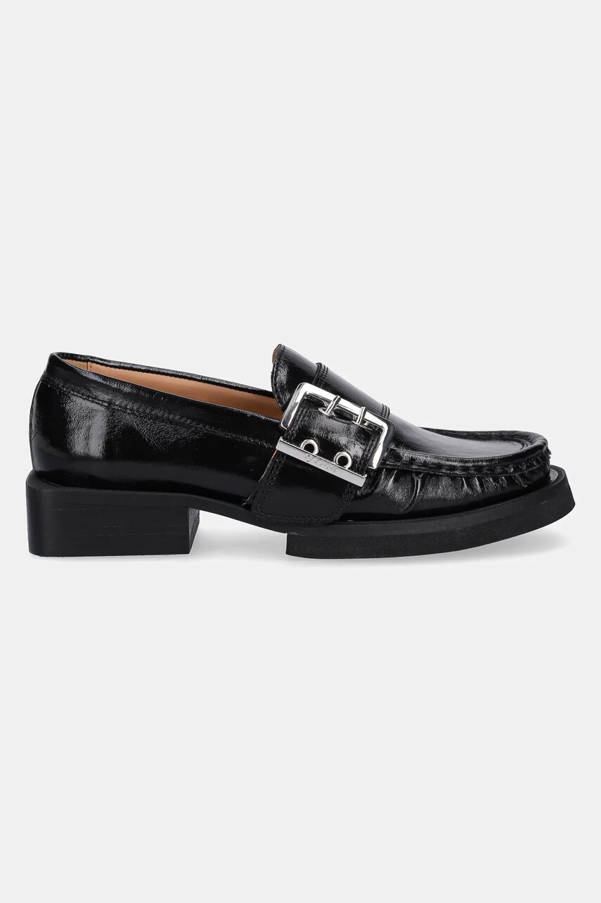 Tenisice i cipele GANNI GANNI Buckle Loafers Crna | S2534, 1