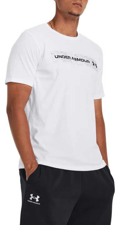 Majica kratkih rukava Under Armour Under Armour Camo Chest Stripe Short Sleeve T-Shirt Bijela | 1376830-100, 0