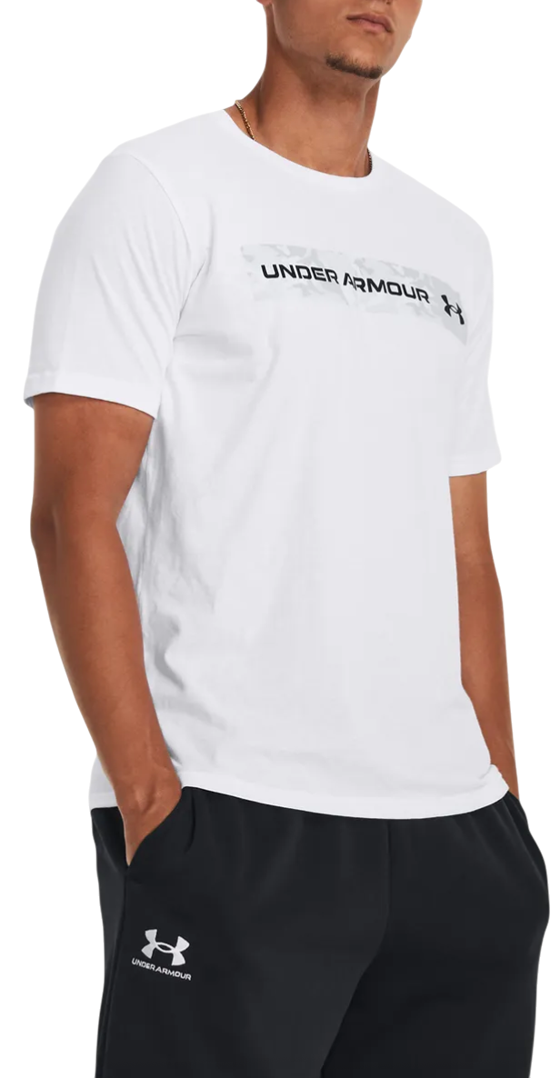 Majica kratkih rukava Under Armour Under Armour Camo Chest Stripe Short Sleeve T-Shirt Bijela | 1376830-100, 0