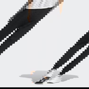 Hlače i traperice adidas Originals Wording Regular Fit Fleece Cuffed Crna | HM2832, 2