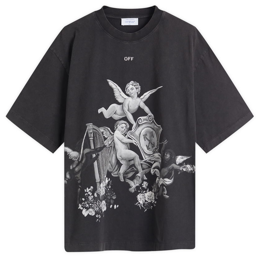 Majica kratkih rukava Off-White Putti Skate Graphic Tee, Size Large Crna | OMAA120S25JER0011301