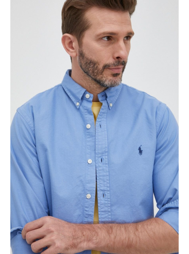 Košulja Polo by Ralph Lauren Slim Shirt Tamnoplava | 710804257015