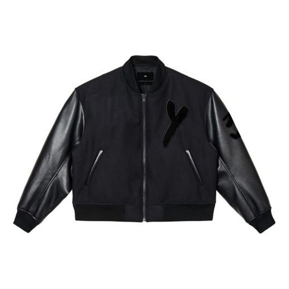 Bomber jakna adidas Originals Y-3 Letterman Jacket Crna | IA3101