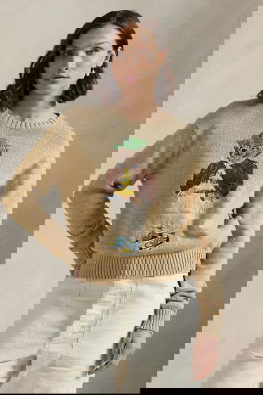 Džemper Polo by Ralph Lauren Polo Ralph Lauren Bear Sweater Bež | 211972121, 0