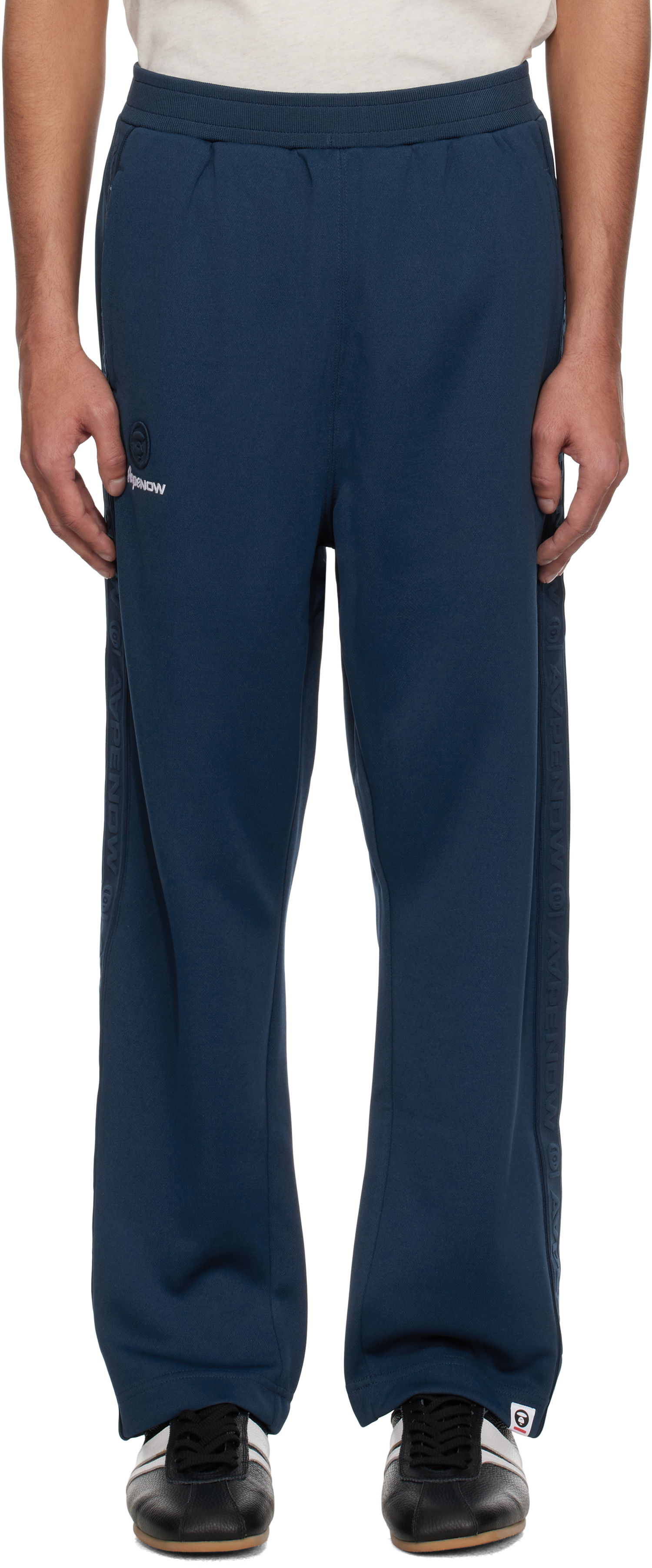 Trenirka AAPE by A Bathing Ape AAPE by A Bathing Ape 'AAPE Now' Sweatpants Tamnoplava | AAPPTMB674XXNNYX, 0