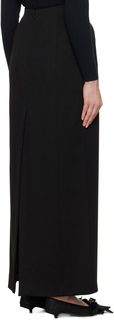 Suknja Balenciaga Balenciaga Hourglass Maxi Skirt Crna | 814081 TPT24, 2