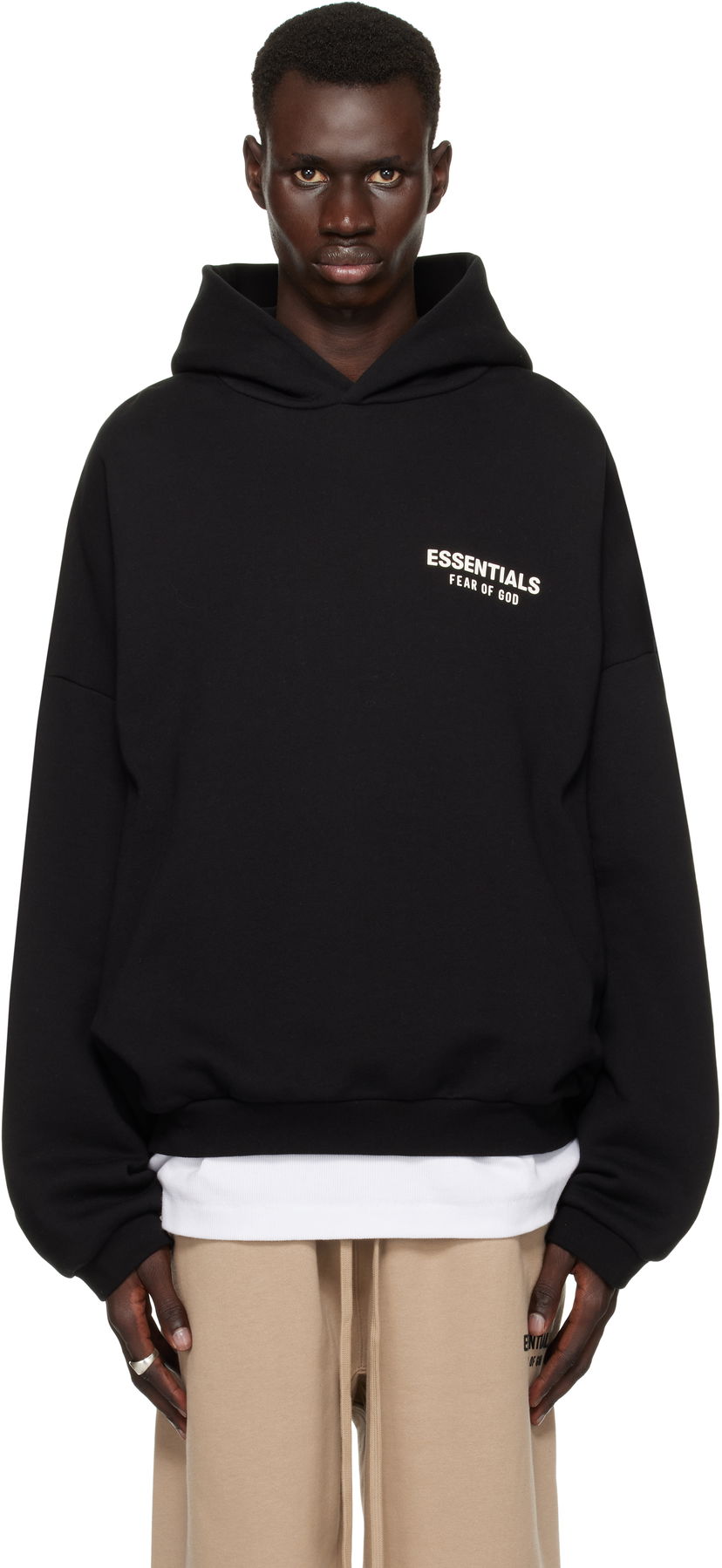 Dukserice Fear of God Fear of God ESSENTIALS Fleece Hoodie Crna | 192HO246250F