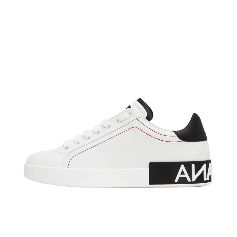 Tenisice i cipele Dolce & Gabbana White Embossed Sneakers Bijela | CS2216AH526