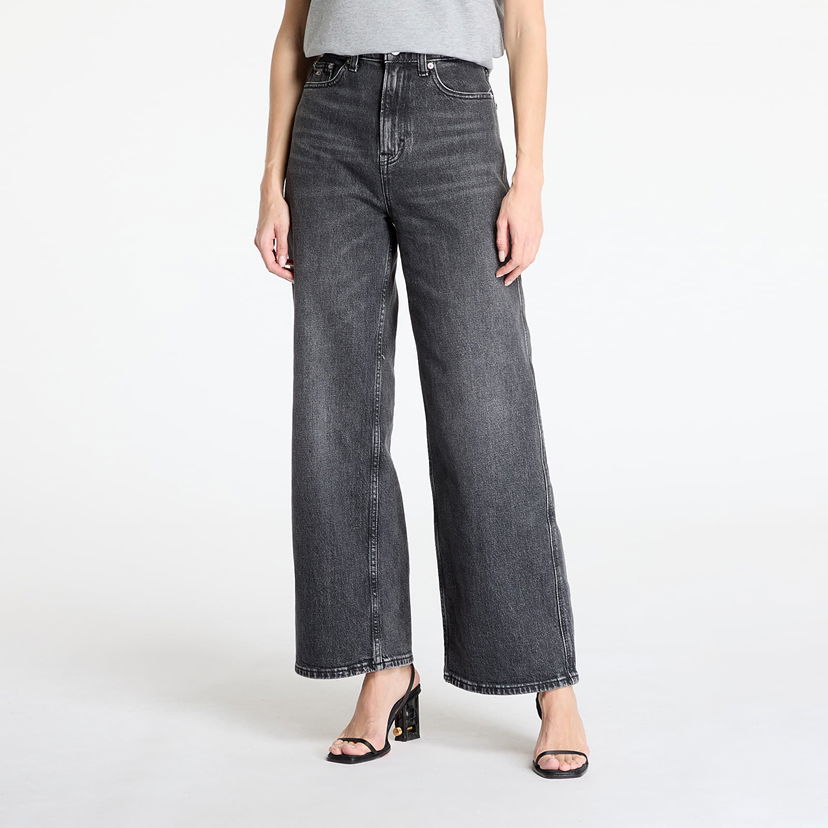 Jeans Tommy Hilfiger Tommy Jeans Claire High Rise Wide Leg Jeans W25/L30 Crna | DW0DW20660 1BZ