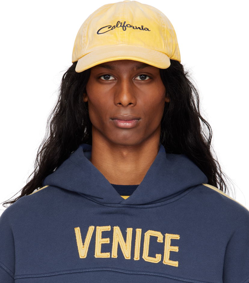 Kapa ERL ERL 'California' Embroidered Baseball Cap Žuta | ERL10K001