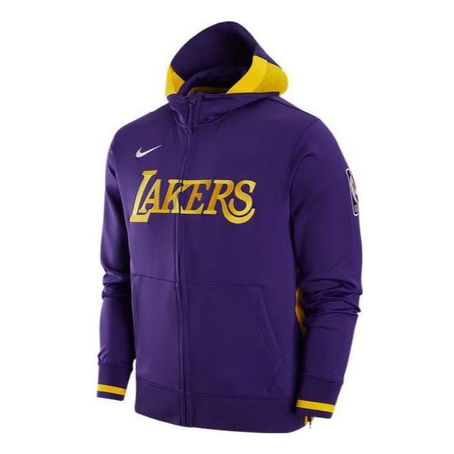Dukserice Nike NBA Lakers Zipped Hoodie Ljubičasta | DR2084-504, 0