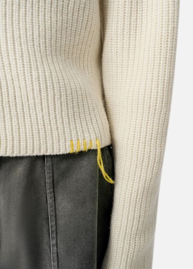 Džemper AXEL ARIGATO Cropped Knit Cardigan Bijela | A3359002, 5