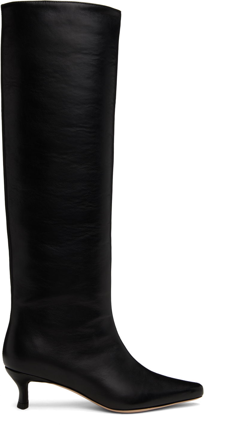 Tenisice i cipele BY FAR Kitten Stevie 42 Tall Boots Crna | MWFBO066CL013BK001PL