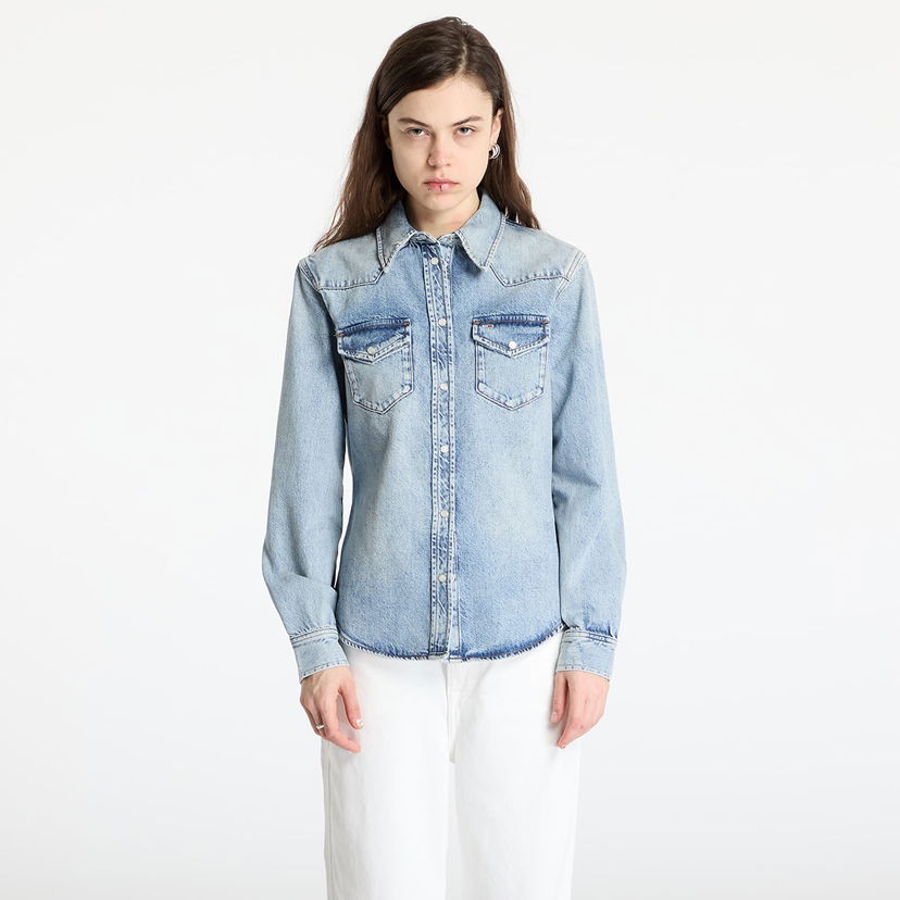 Košulja Tommy Hilfiger Tommy Jeans Regular Western Denim Shirt Plava | DW0DW21416 1AB