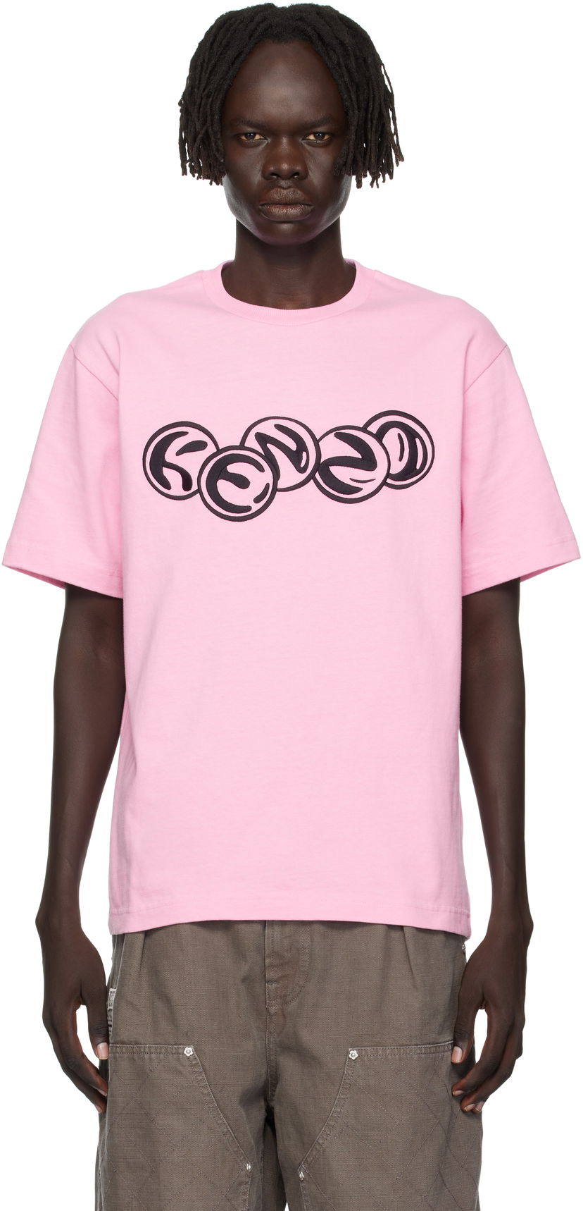 Majica kratkih rukava KENZO Kenzo Paris 'KENZO Pachinko' Classic T-Shirt Ružičasta | FF65TS2614SI