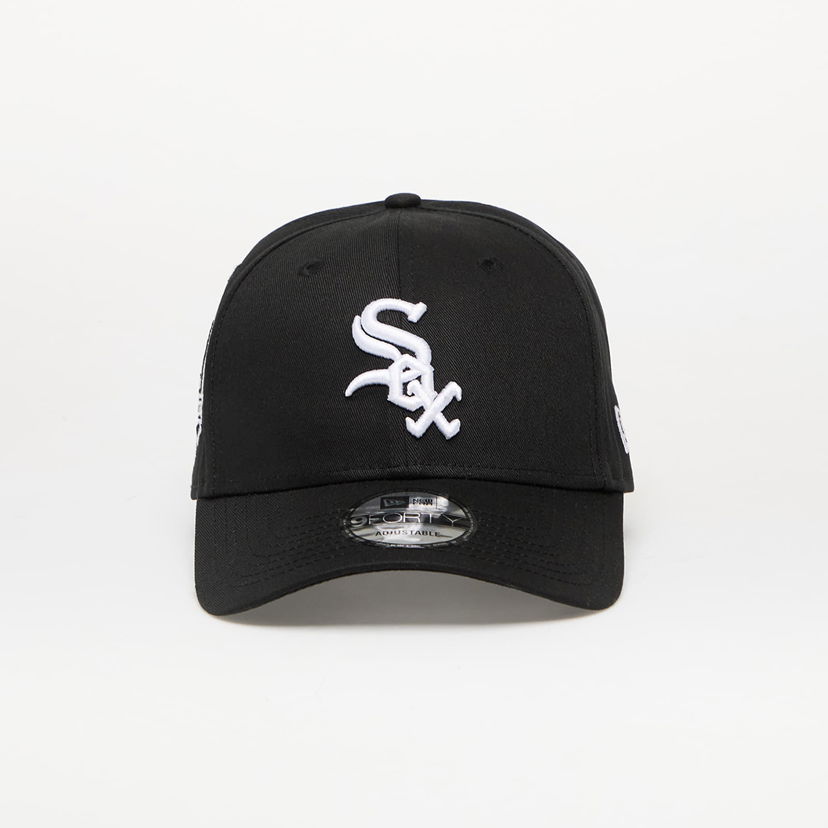 Kapa New Era Chicago White Sox 9FORTY Side Patch Adjustable Cap Crna | 60667440