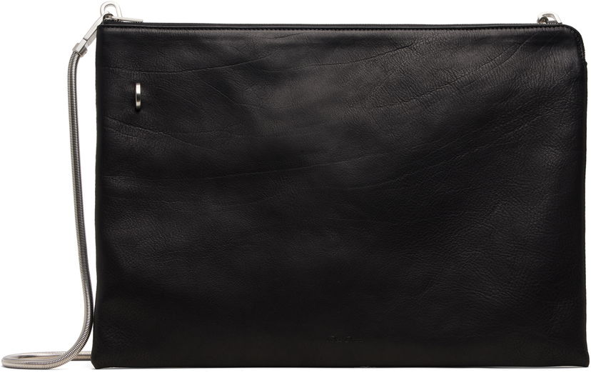 Torba za rame Rick Owens Rick Owens Concordians Beach Bag Crna | RR02E1417 LBUH