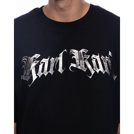 Majica kratkih rukava Karl Kani Old English Chrome Black T-Shirt Crna | KK60300182, 1