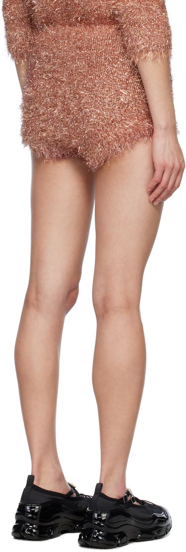 Kratke hlače Simone Rocha Simone Rocha Tinsel Knit Shorts Ružičasta | PRMK3 0664, 2